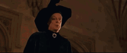 Minerva McGonagall Frustrated Walking Away GIF