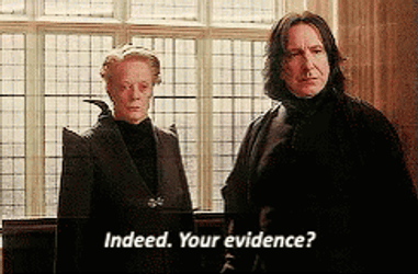 Minerva McGonagall Professor Snape Harry Potter Scene GIF