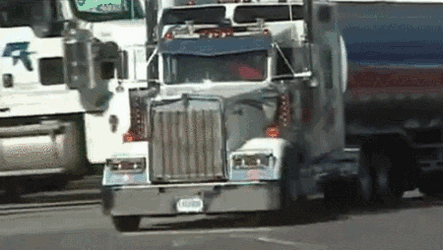 Mini Gas Tanker Arriving GIF