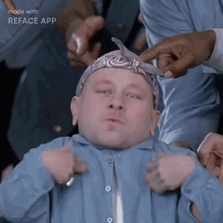 Mini Me Face Swap GIF