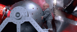 Mini Me With Laser GIF