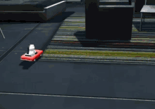 Mini Monokuma In A Car GIF