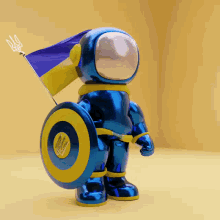 Mini Ukraine Soldier Robot GIF