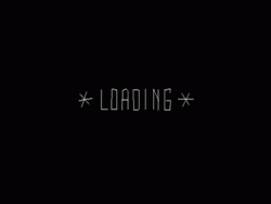 Minimalist Black Loading Screen GIF