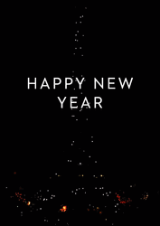 Minimalist Happy New Year GIF