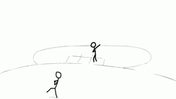 Minimalist Moneyball Art Homerun GIF