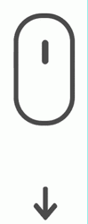 Minimalist Mouse Arrow Down  GIF