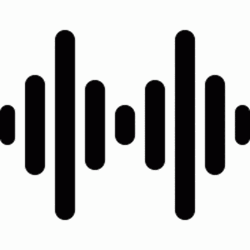 Minimalist Sound Black Icon GIF
