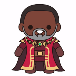 Minimalist Star Wars Animated Greef Karga GIF