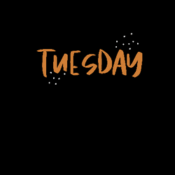 Minimalist Tuesday Graphic Text GIF