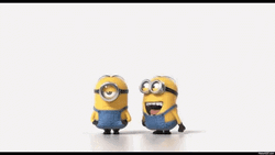 Minion Bully His Friend GIF | GIFDB.com