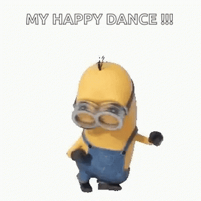 Minion Dancing My Happy Dance GIF