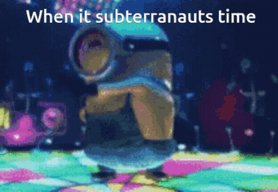Minion Dancing When It Subterraneanauts Time GIF