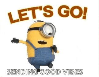 Minion Lets Go GIF
