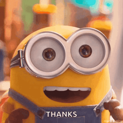 Minion Smiling Thanks GIF