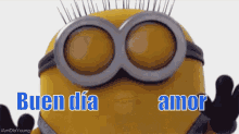 Minion Sweet Kiss Buenos Dias Amor GIF