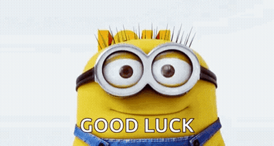 Minion Wearing Goggles And Crown GIF