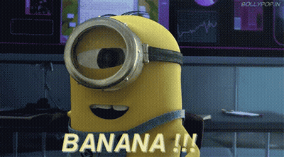 Minion Wearing Goggles Saying Banana GIF