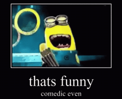 Minion Wearing Goggles Smiling Thats Funny Comedic Even GIF
