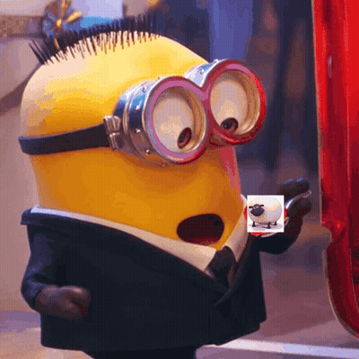 Minion With Big Smile Thanks GIF