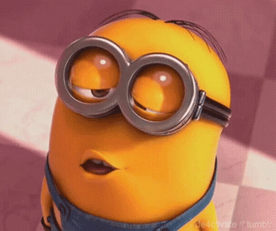 Minion With Goggles Close Up GIF