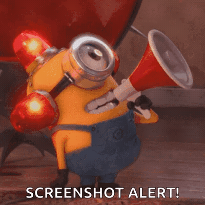 Minion With Queizi Alert GIF