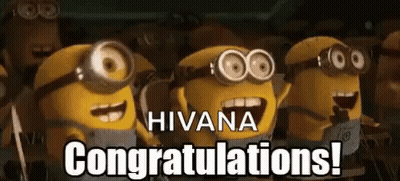 Minions Congratulating Hivana GIF