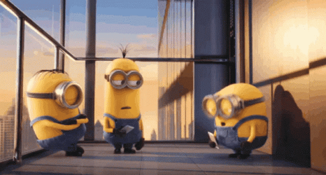 Minions Despicable Me Inside Elevator GIF