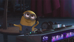 Minions Dj Mike GIF