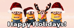 Minions Happy Holiday