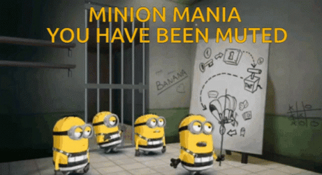 Minions In Jail You Have Been Muted GIF