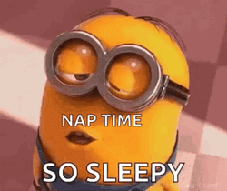 Minions Is So Sleepy He Need Nap Time GIF