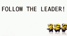 Minions Moving Forward Following The Leadership GIF