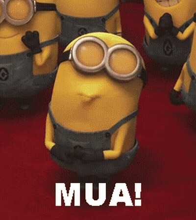 Minions On Red Carpet One In Goggles Says Mua GIF