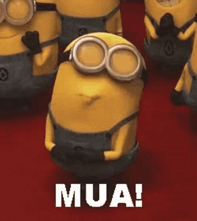 Minions Saying Mua On Red Carpet GIF