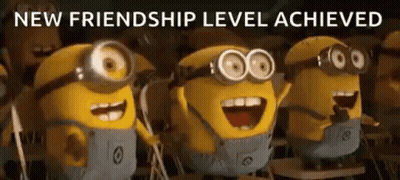 Minions Standing In Classroom GIF