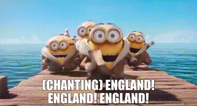Minions Standing On Wooden Dock By Ocean GIF
