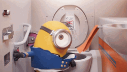 Minions: The Rise Of Gru Stuart Getting Sucked GIF