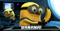 Minions Wants Banana Cat Meme GIF