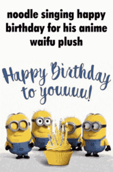 Minions With Birthday Cake Singing Happy Birthday GIF GIFDB Com Minions With Birthday Cake Singing Happy Birthday 8l0ty28p1r57tvia