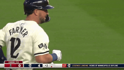 Minneapolis Skyline Vs San Diego Padres GIF