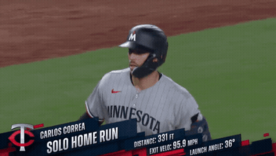 Minnesota Carlos Correa Solo Home Run GIF