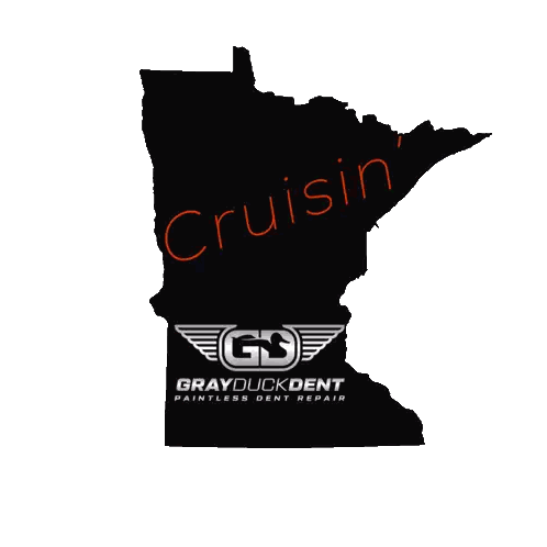 Minnesota Map Cruisin Sticker