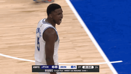 Minnesota Timber Wolves Anthony Edwards GIF