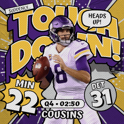 Minnesota Vikings Football Game Advertisement GIF