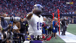 Minnesota Vikings Joshua Dobbs Dropping Football GIF