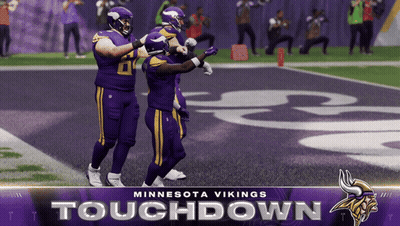 Minnesota Vikings Touchdown Poster GIF
