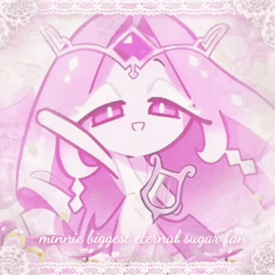 Minnie Biggest Eternal Sugar Fan Pink And White GIF
