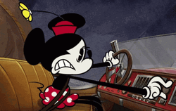 Minnie Mouse Air Conditioning GIF