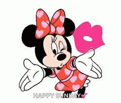 Minnie Mouse Happy Sunday GIF